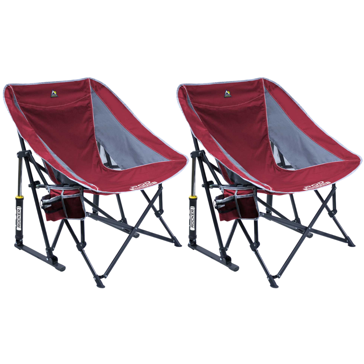 Set GCI faltbarer Schaukelstuhl Pod Rocker Red 2 Stuehle - 37418