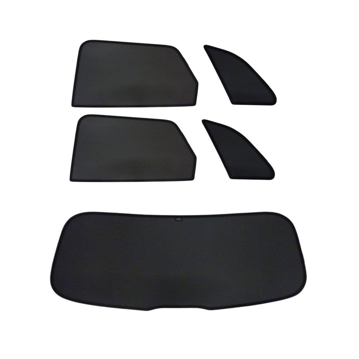 WINDESA SunClip Sonnenschutz - Sichtschutz Audi Q5 Bj. 2016-2024 Set ABC - sun-10345abc