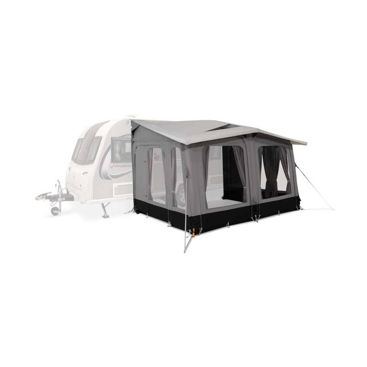 DOMETIC aufblasbares Vorzelt Club AIR Tour 390S- 390x275 cm- Anbauhoehe 235-265 cm - 9120002396