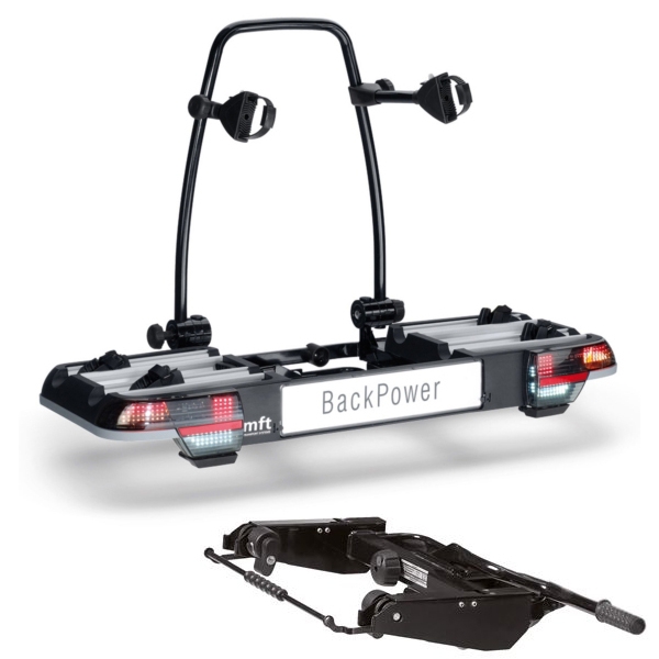 Set MFT 1202 BackPower euro-select bike Fahrradtraeger 2er mit 1201 BackCarrier