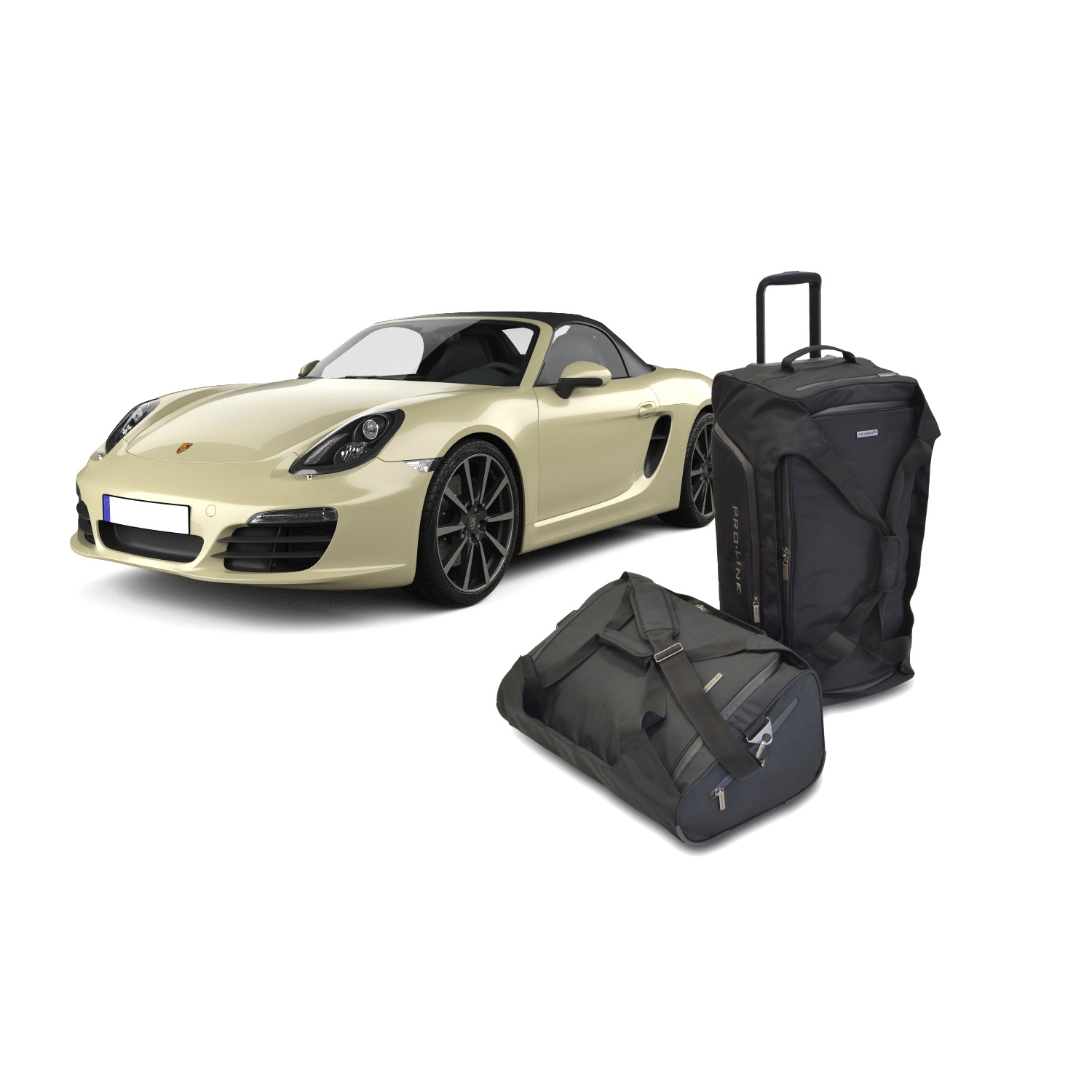 Car Bags Pro-Line P21101SP Porsche Boxster -981- Bj- 12-16 Reisetaschen Set- Auf Ihr Auto massgeschneidert- Das Original