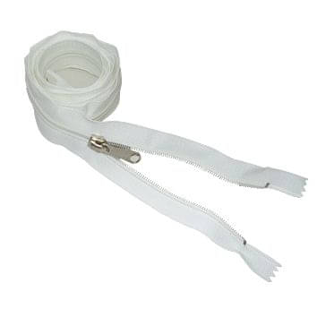 Dittmann Zeltreissverschluesse weiss 210 cm