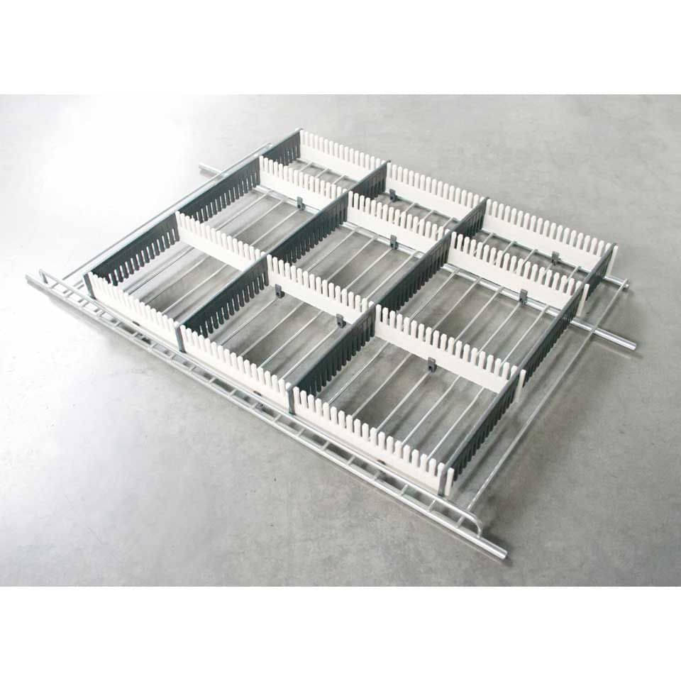 PURVARIO Stauleisten 30 für Kühlschränke PURE LIGHT PURVARIO 30 Stauleisten fuer Kuehlschraenke 8er-Set inklusive Clips PURE LIGHT