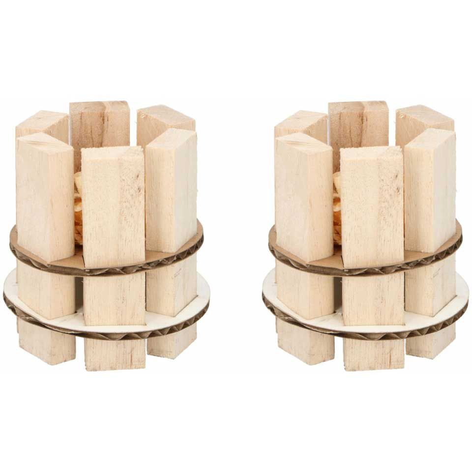 Feueranzuender Holz 2er Pack