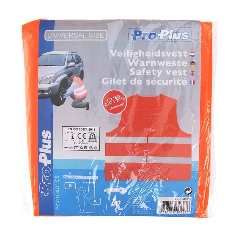 ProPlus Sicherheitsweste Warnweste Orange - 540306