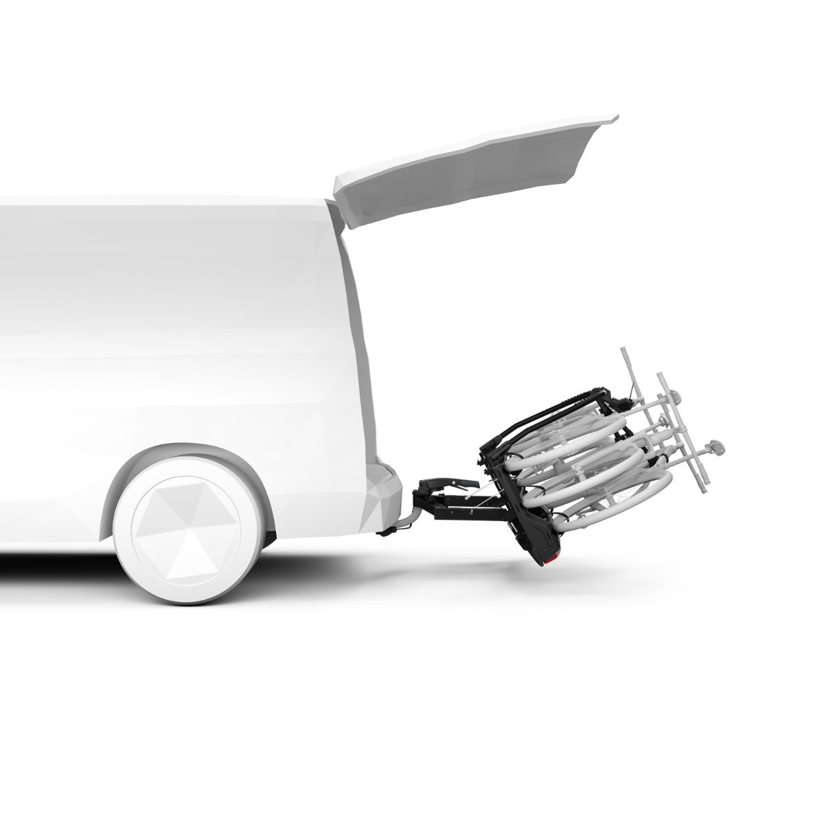 THULE VeloSpace 3 Fahrradträger für 4 Räder 3+1 inkl. Erweiterung THULE 9033100 VeloSpace 3 Fahrradtraeger fuer 4 Raeder 3-1 inkl. Erweiterung