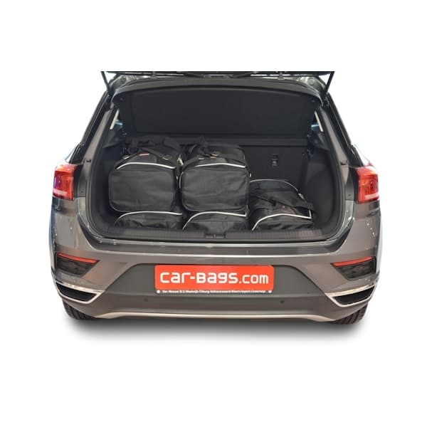 Car Bags V13001S VW T-Roc Bj- 17-25 tiefer Ladeboden - Reisetaschen Set- Auf Ihr Auto massgeschneidert- Das Original