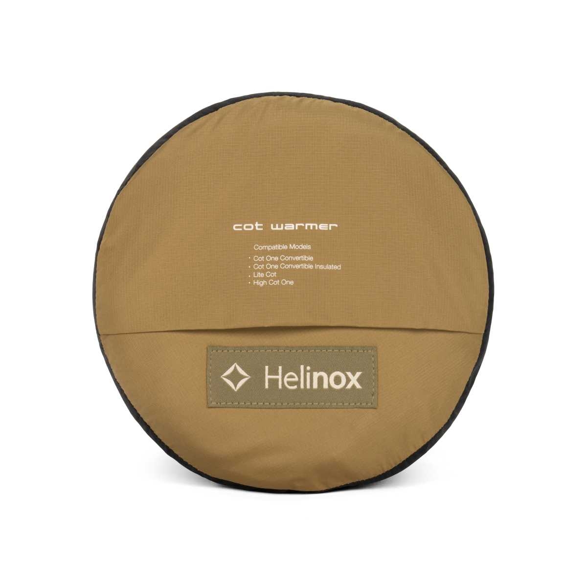 HELINOX Cot Warmer Gesteppte Auflage Black-Coyote Tan 10002786