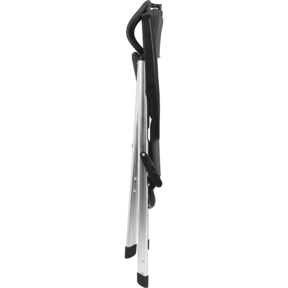 BRUNNER Campingstuhl ARAVEL H2L Dunkelgrau 2er-Set - Rolltisch TITANIUM AXIA 2 104x62 cm - 0404052N.C25 0406097N