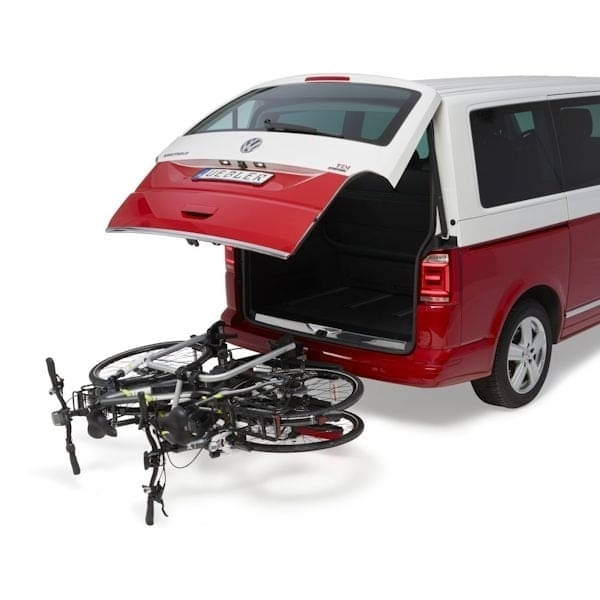 UEBLER i21 Z-DC Fahrradtraeger 18110-DC mit 90° Abklappung und integrierter Einparkhilfe faltbar