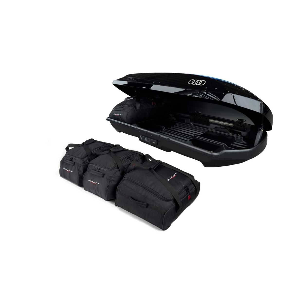 KJUST Dachboxen Taschen Set fuer Dachbox AUDI 4K1071200Y9B 310L 4er-Set - 13153