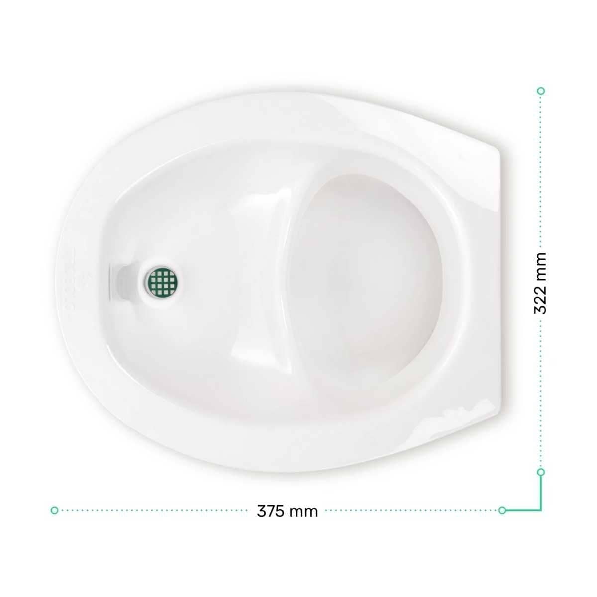 TROBOLO Trenntoiletten Einsatz weiss - U6WXX1359