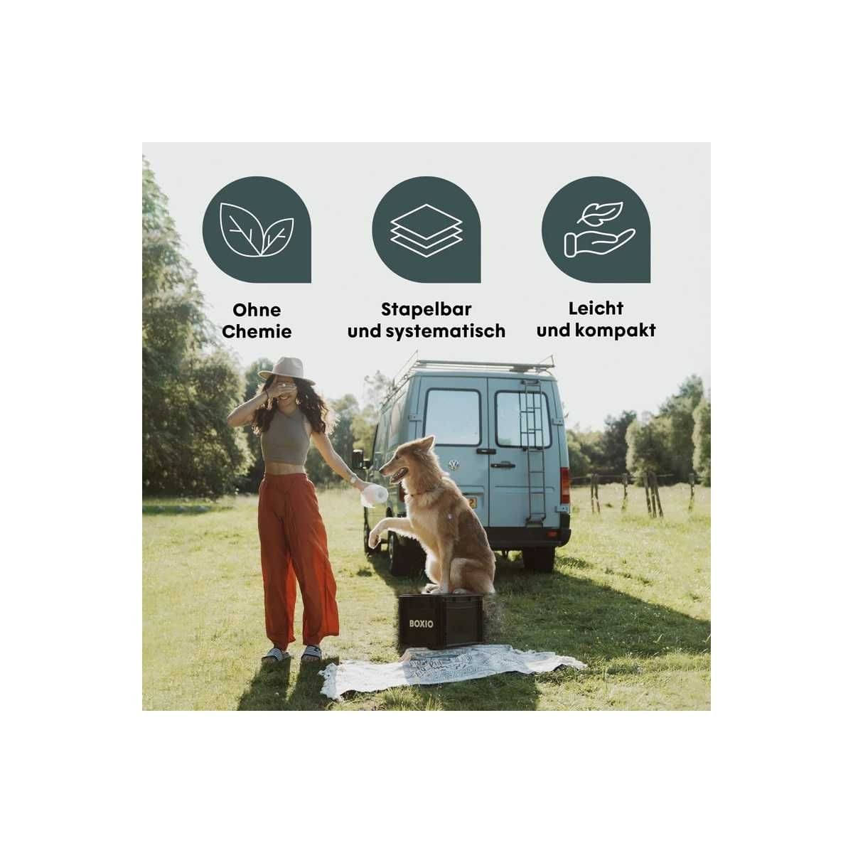 BOXIO - TOILET PLUS Trenntoilette mit Starterset - BOX-TOI-BL-403027-PLUS