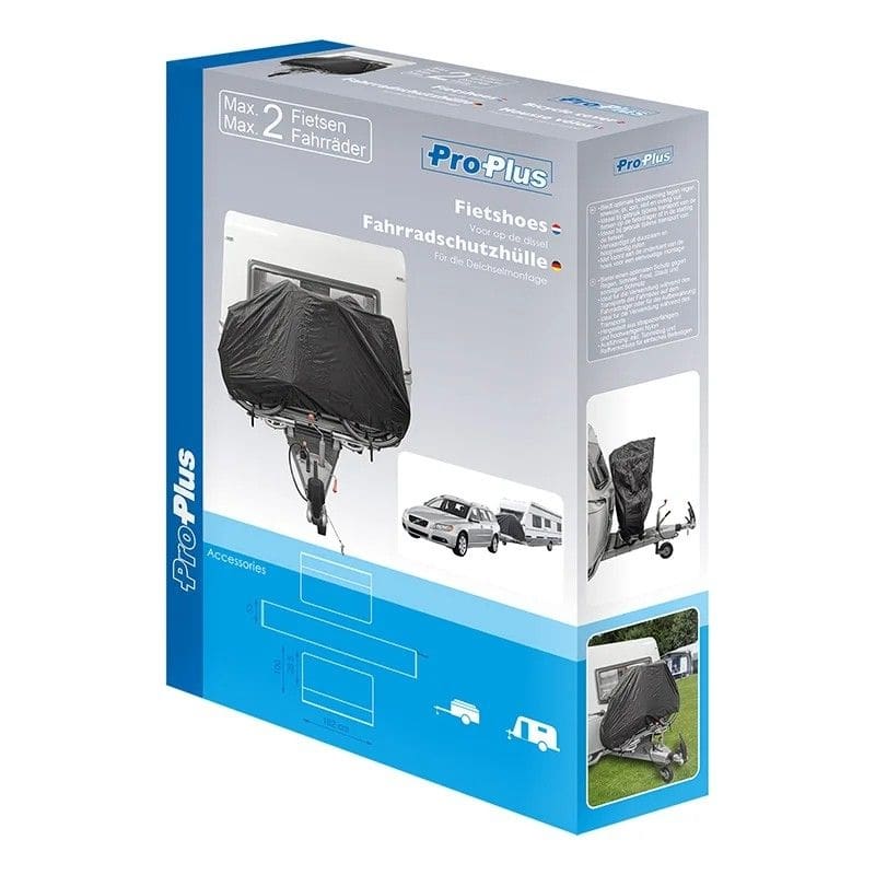 ProPlus Fahrradschutzhuelle fuer 2 Fahrraeder fuer Deichselmontage 330289