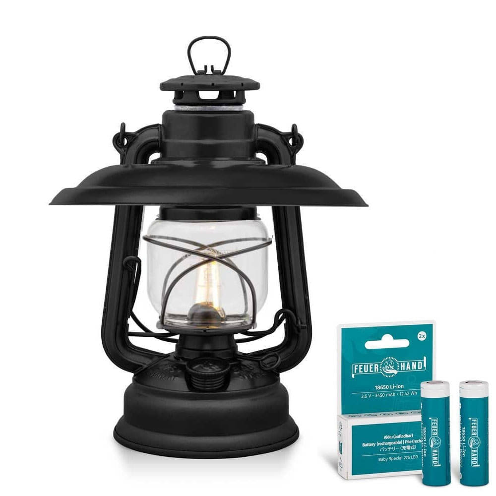 FEUERHAND LED Laterne Baby Special 376 Matt Black Starter-Set 3.0 FEUERHAND LED Laterne Baby Special 376 Matt Black Starter-Set 3.0