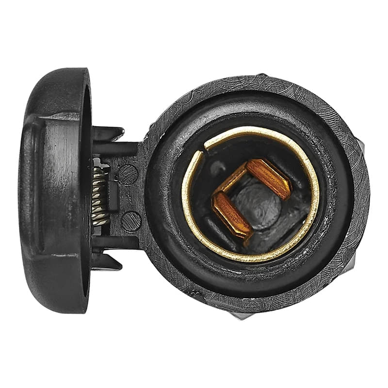 ProPlus Einbau-Steckdose DIN-Steckdose mit Deckel 12V-24V 16A - 450404S