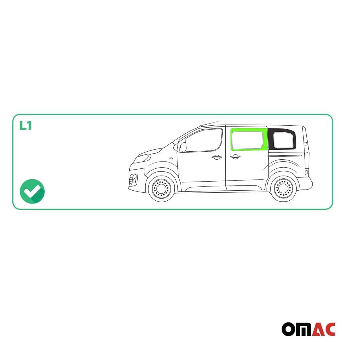 OMAC Seitenfenster Seitenscheibe Citroen Jumpy L1 ab Bj. 2017 Vorne Links OMAC Seitenfenster Seitenscheibe Citroen Jumpy L1 ab Bj. 2017 Vorne Links - 5726405-1FSFL