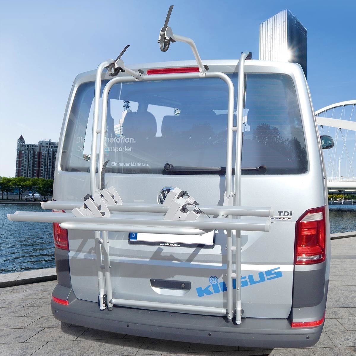 ALU-LINE EuroCarry Fahrradtraeger VW T6 2 Fahrraeder