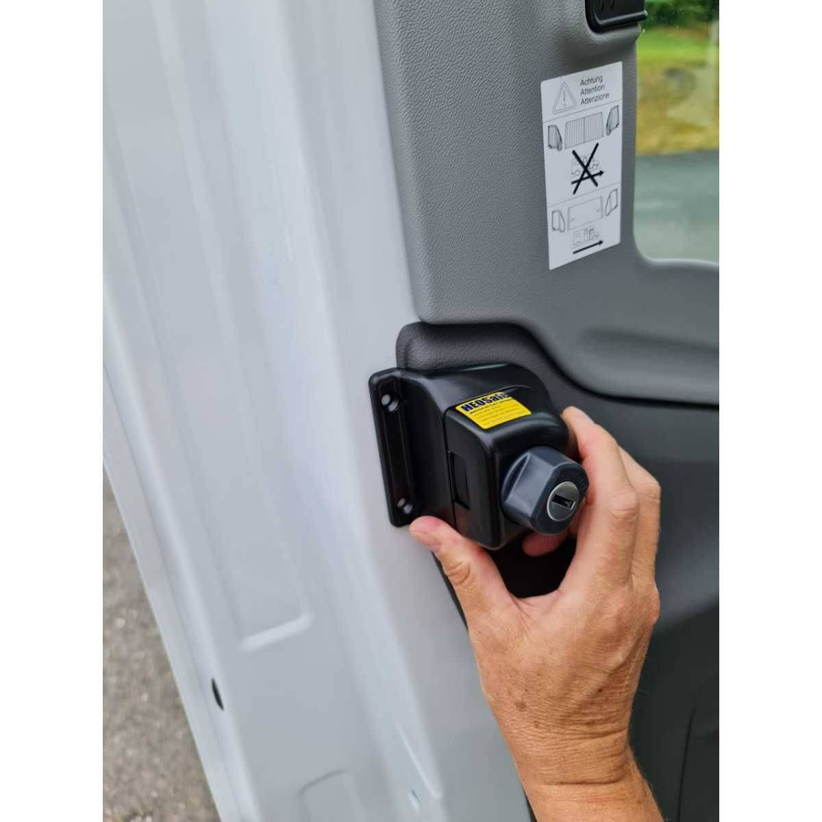 HEOSolution HEOSafe Tuersicherung Ford Transit ab Bj. 07-2014 Abschliessbar 2er-Set - 14656