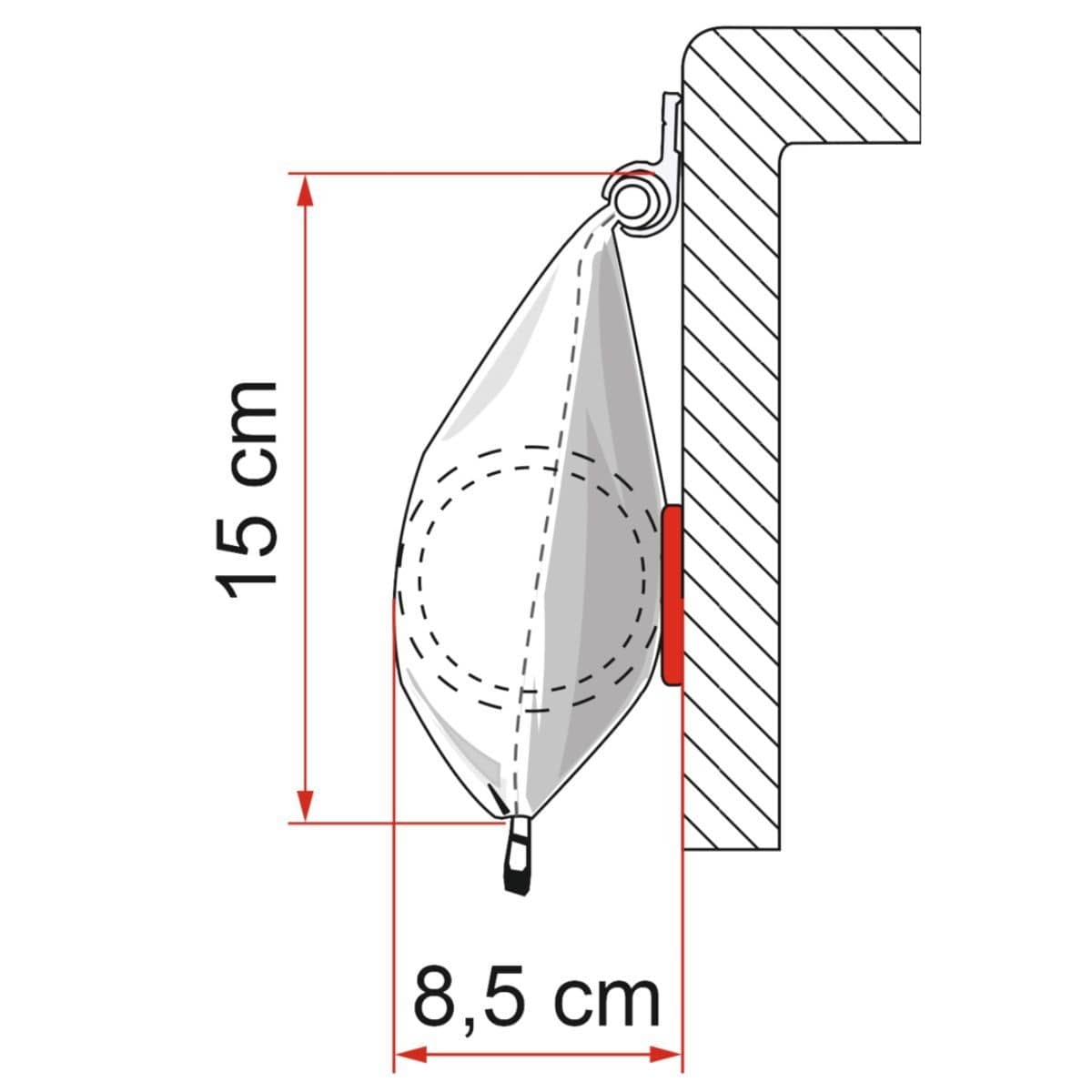 FIAMMA Caravanstore Evo ZIP Markise- 290 cm- Royal Grey - 08933A01R