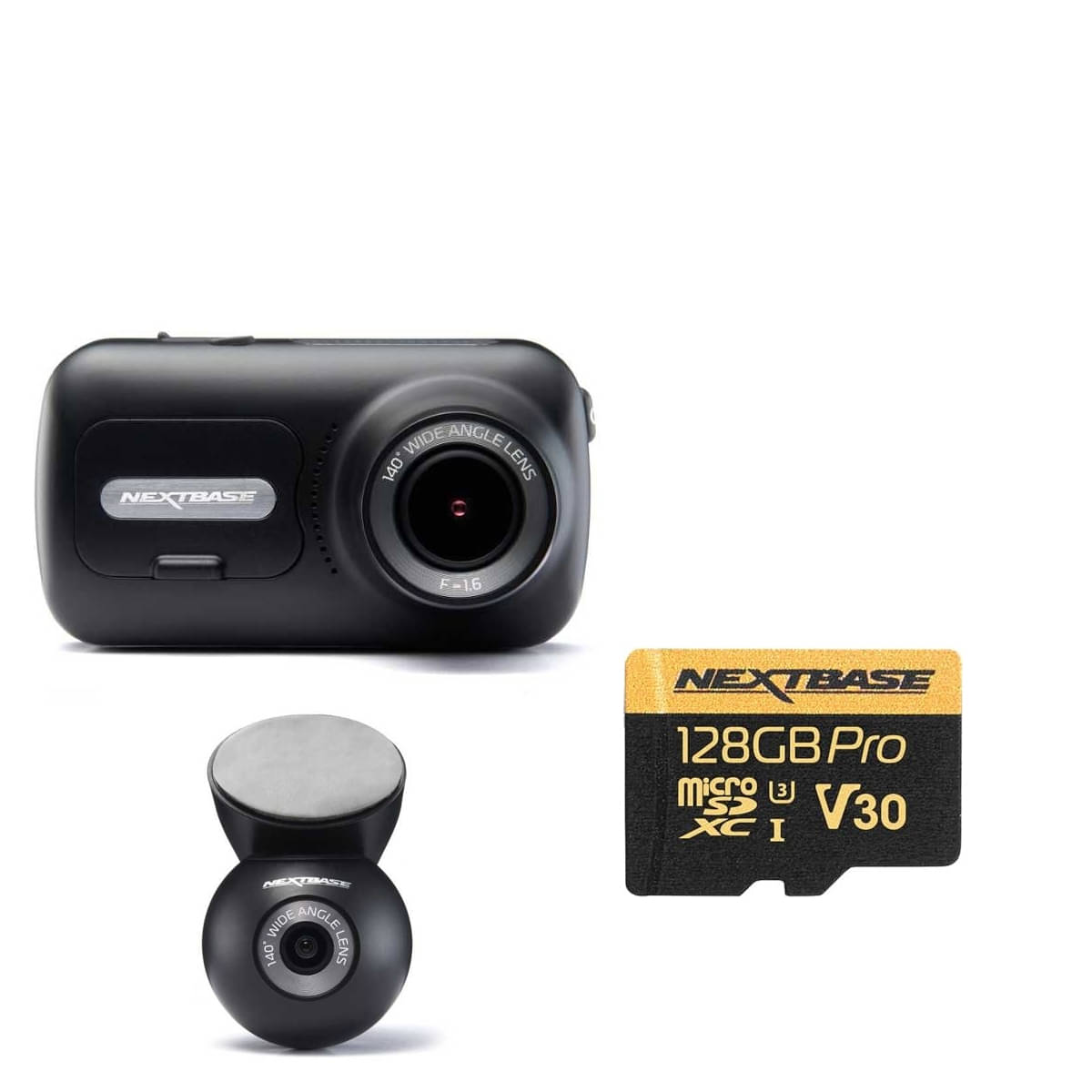 NEXTBASE Serie 2 322GW DashCam und Heckscheibenkamera Starter-Set 2.0