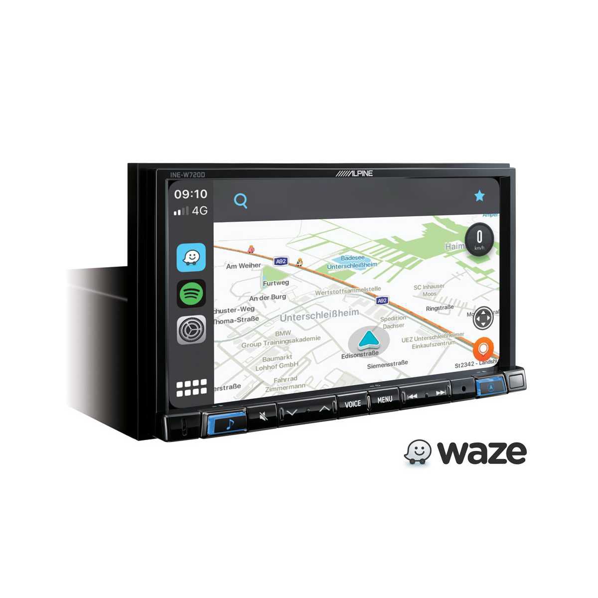 ALPINE 2-DIN-Navigationssystem INE-W720DC