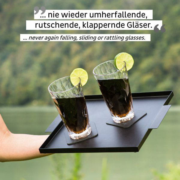 SILWY Magnet Kunststoffglaeser LONGDRINK -2er Set- Hightech KO-LD-C-2