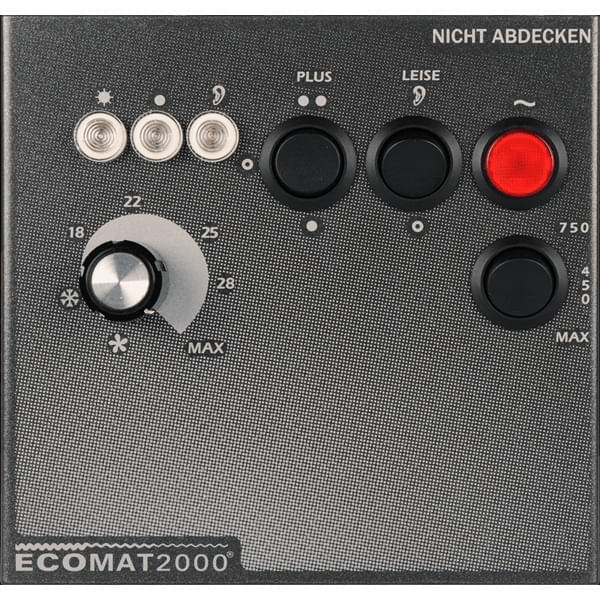 Set Ecomat Heizluefter Ecomat 2000 Select 230 Volt se201a mit Tasche und Ersatzfilter