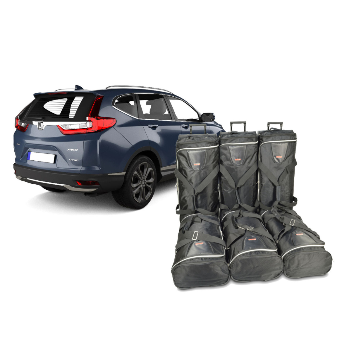 Car Bags H20401S Honda CR-V Plug-In Hybrid Bj- 23- Reisetaschen Set- Auf Ihr Auto massgeschneidert- Das Original