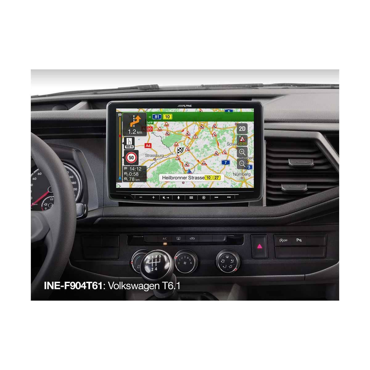 ALPINE Halo 9 Navigationssystem VW T6.1 INE-F904T61-SET