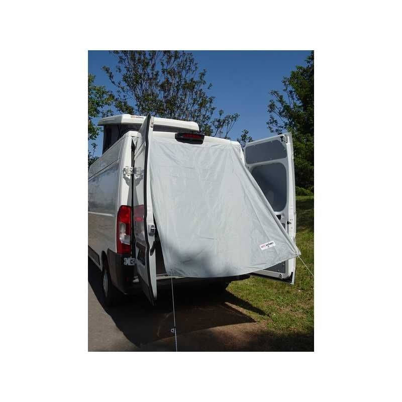 REIMO TENT Duschvorhang Sichtschutz fuer Hecktuer Kastenwagen und Vans - 936291