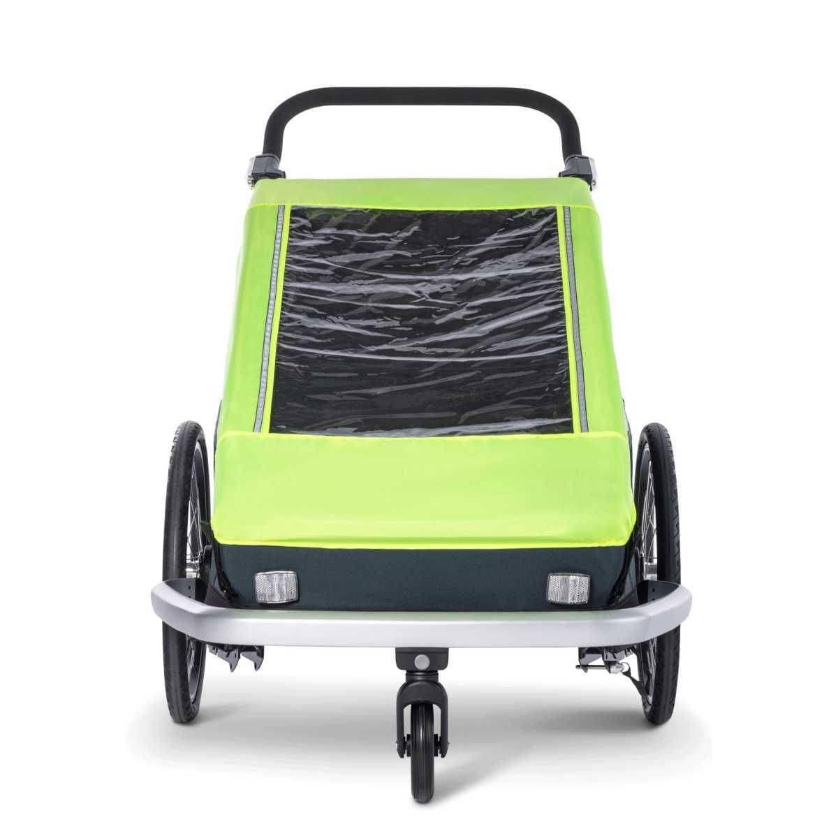 CROOZER Regenverdeck Zweisitzer fuer Croozer Kid ab 2014 Lightning Yellow - 122200720