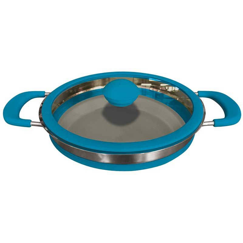 EUROTRAIL Pfanne 3-5 Liter mit Deckel blau Art-Nr. 1165183