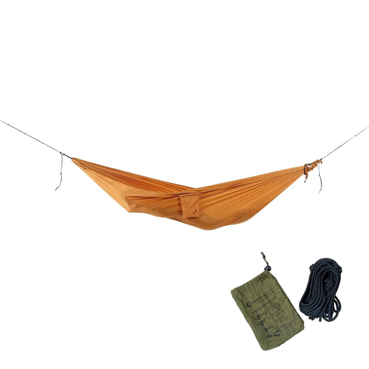 TICKET TO THE MOON Compact Hammock Haengematte Sand inkl. Nautical Ropes - TMC70 TMROPE