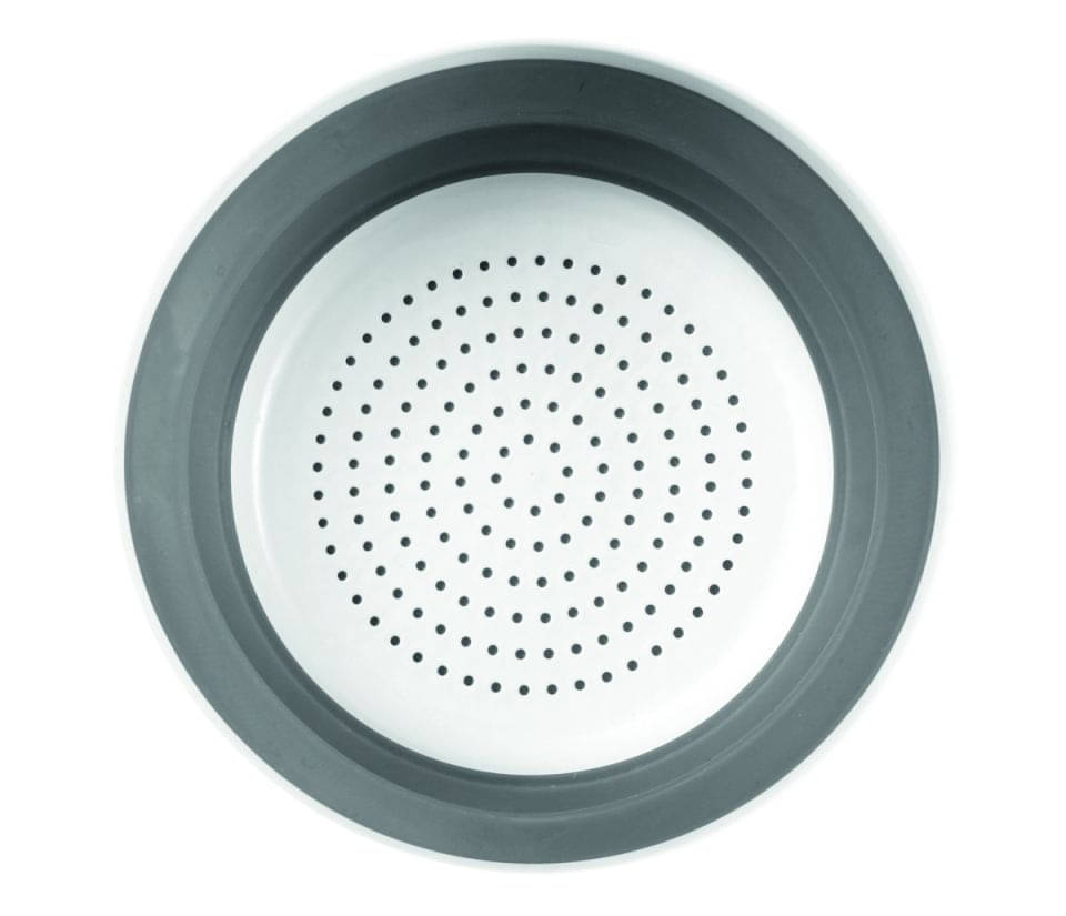 BRUNNER FOLD-AWAY COLANDER C06 Faltbares Sieb grau