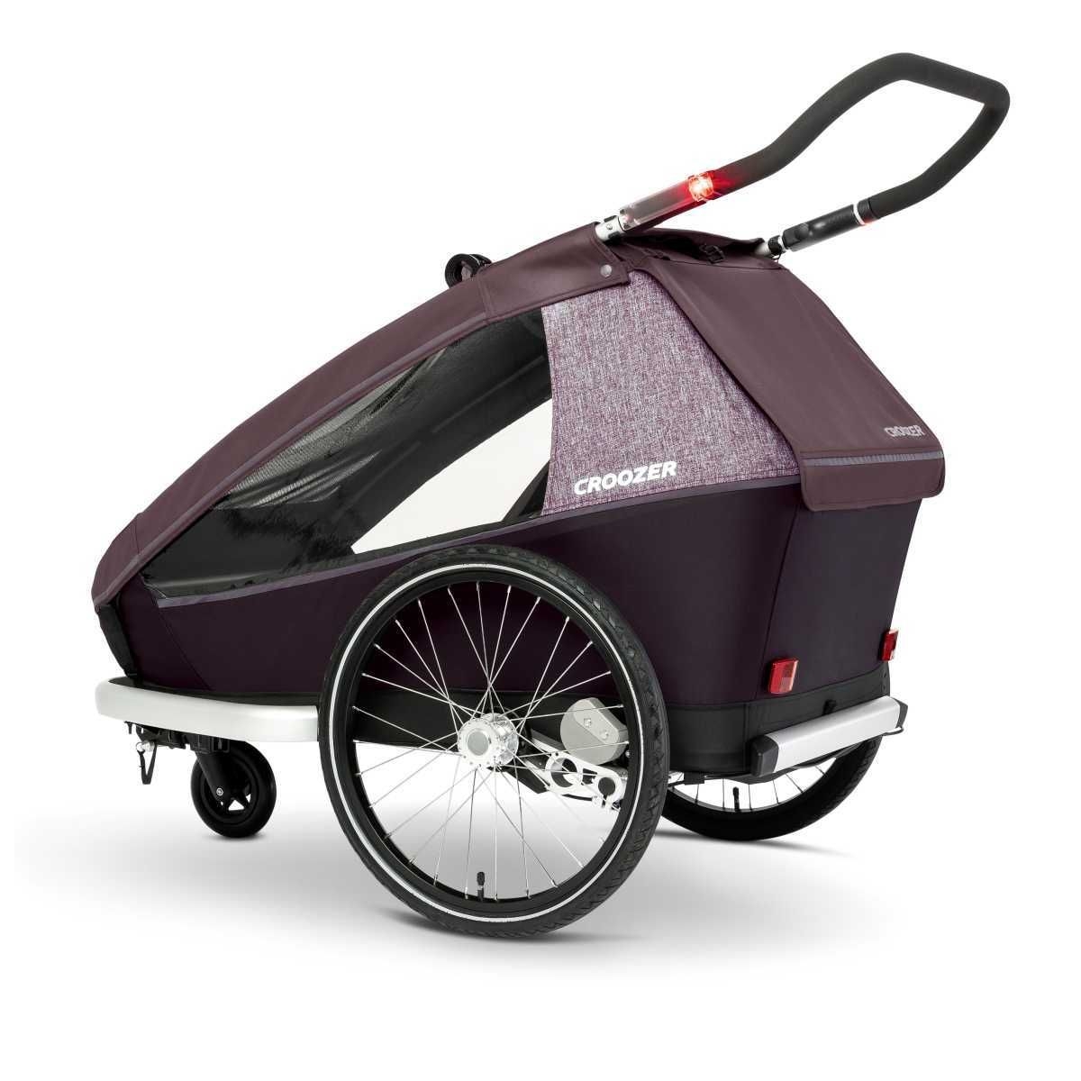 CROOZER Kinderfahrradanhaenger Kid Vaaya 2 2in1-Set Blossom Red - 121001322
