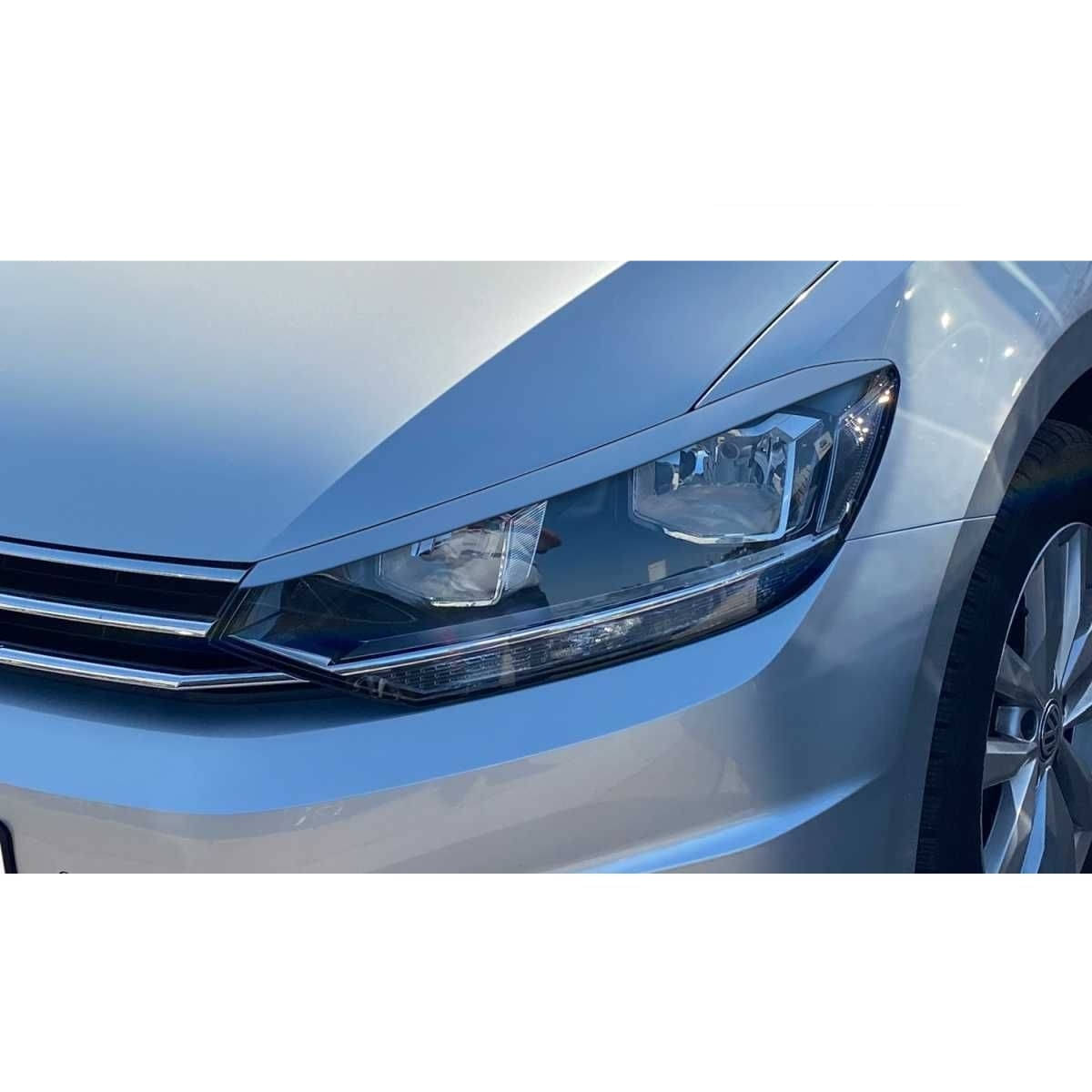 RDX Racedesign Scheinwerferblenden Boeser Blick fuer VW Touran 5T ab Bj. 2015 nur fuer Halogen-Scheinwerfer - RDSB158