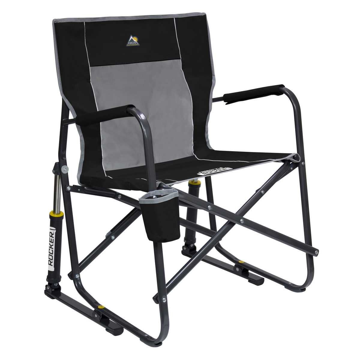 GCI faltbarer Schaukelstuhl Freestyle Rocker Black