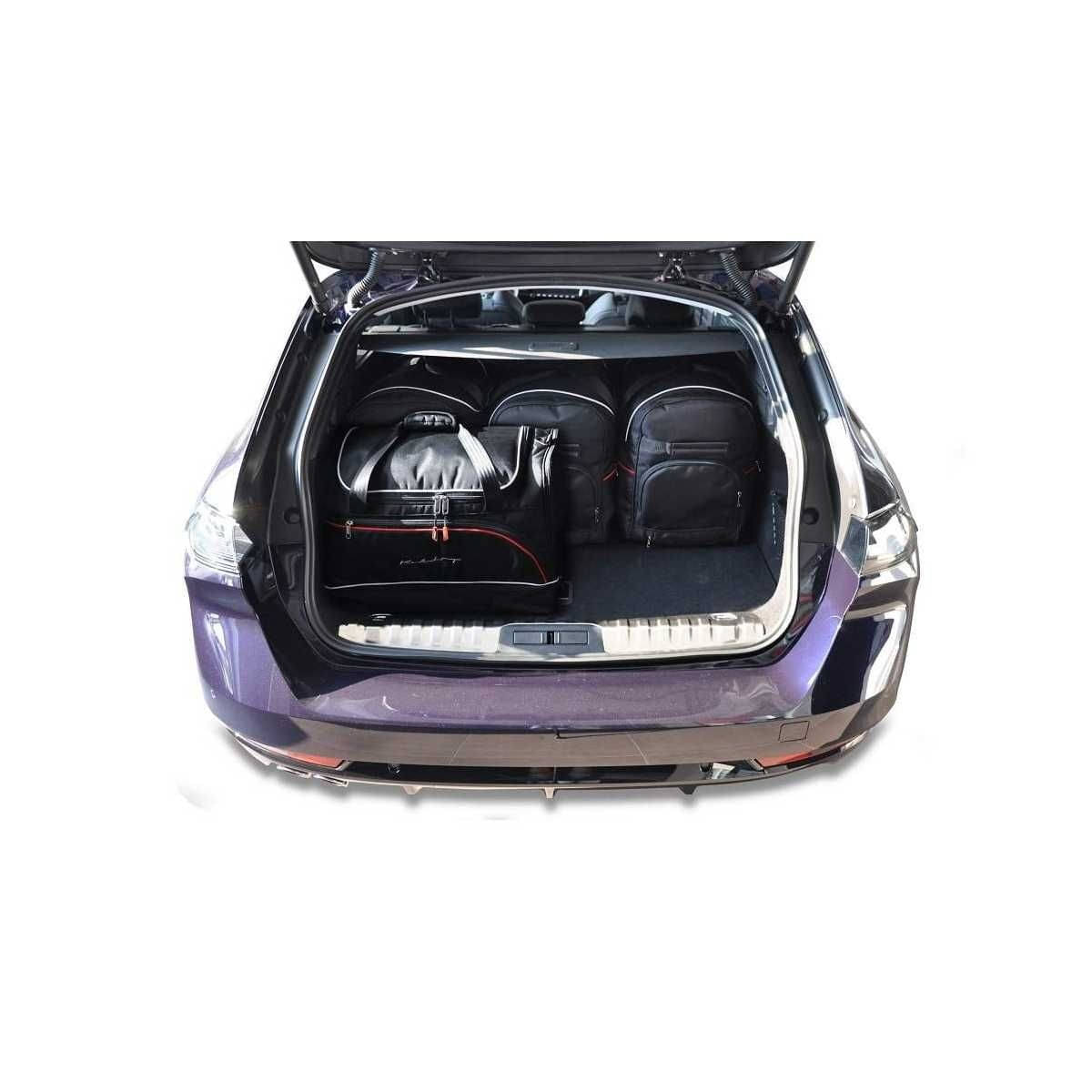 KJUST Kofferraum Taschen Set fuer PEUGEOT 508 SW HYBRID PHEV ab Bj. 2019 5er-Set - 7032029