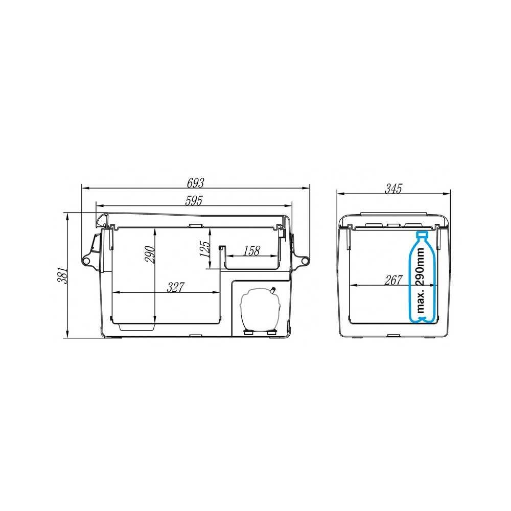 CARBEST Kompressor-Kuehlbox CampCooler 30 - 71456