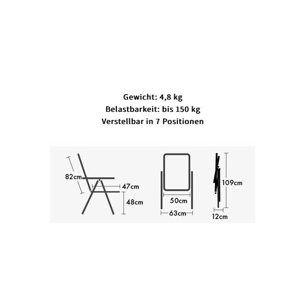 Set WESTFIELD Tisch Moderna - 4 Stuehle Noblesse charcoal grey - 101-750 101-101 CG