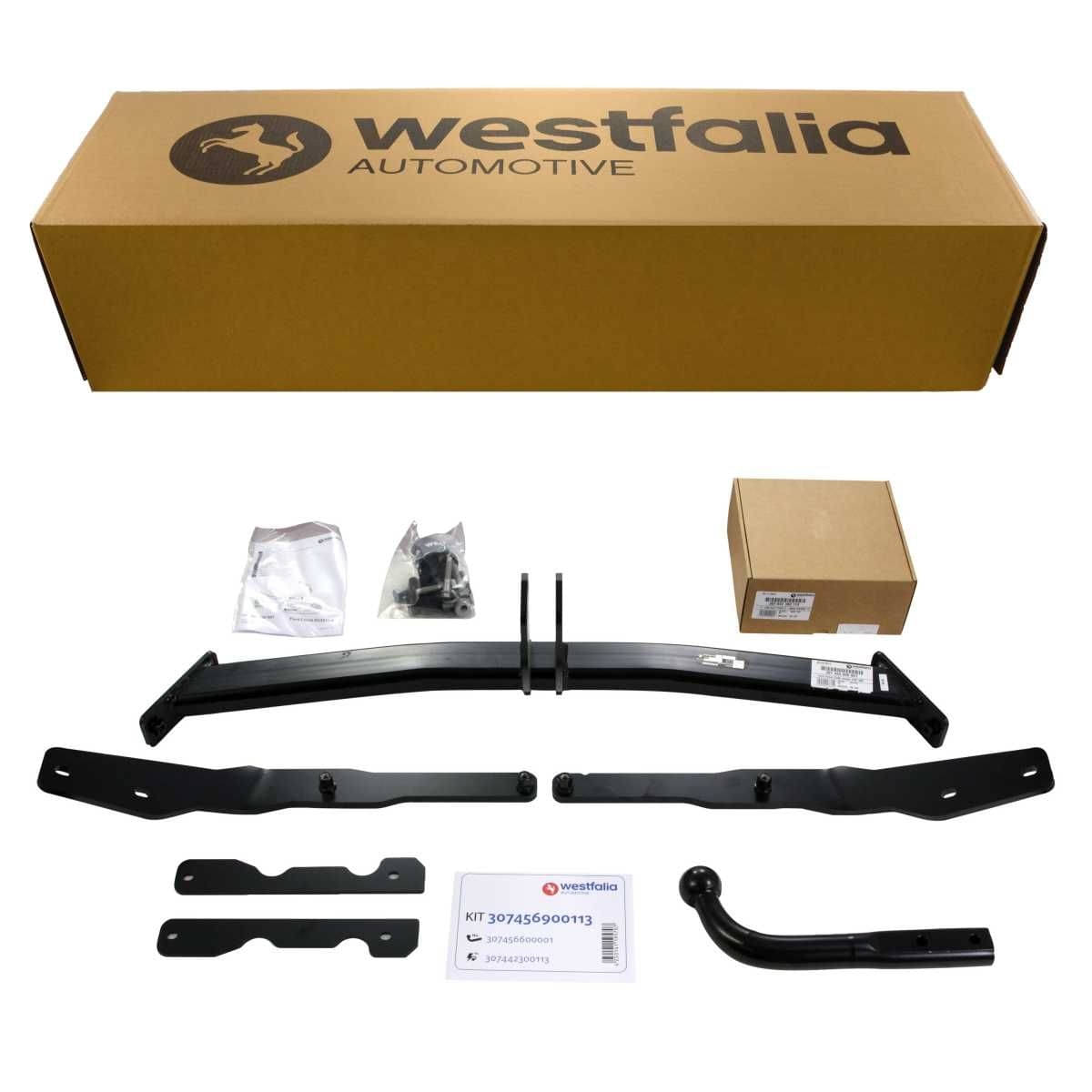 WESTFALIA Starre Anhängerkupplung Ford Focus Turnier 09/11-08/18 ohne Vorrüstung Set inkl. E-Satz Westfalia Starre Anhaengerkupplung fuer Ford Focus Turnier -BJ ab 04-2011-08-2018- - nur fuer Fzg ohne Vorruestung - im Set mit 13-pol. fahrzeugspezifischem Elektrosatz - 307456900113