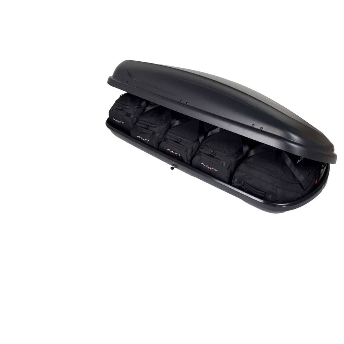 KJUST Dachboxen Taschen Set fuer Dachbox HAPRO TRAXER 6.6 5er-Set - 13202
