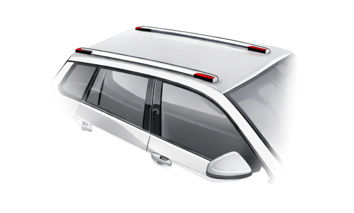 Integrierte Dachreling