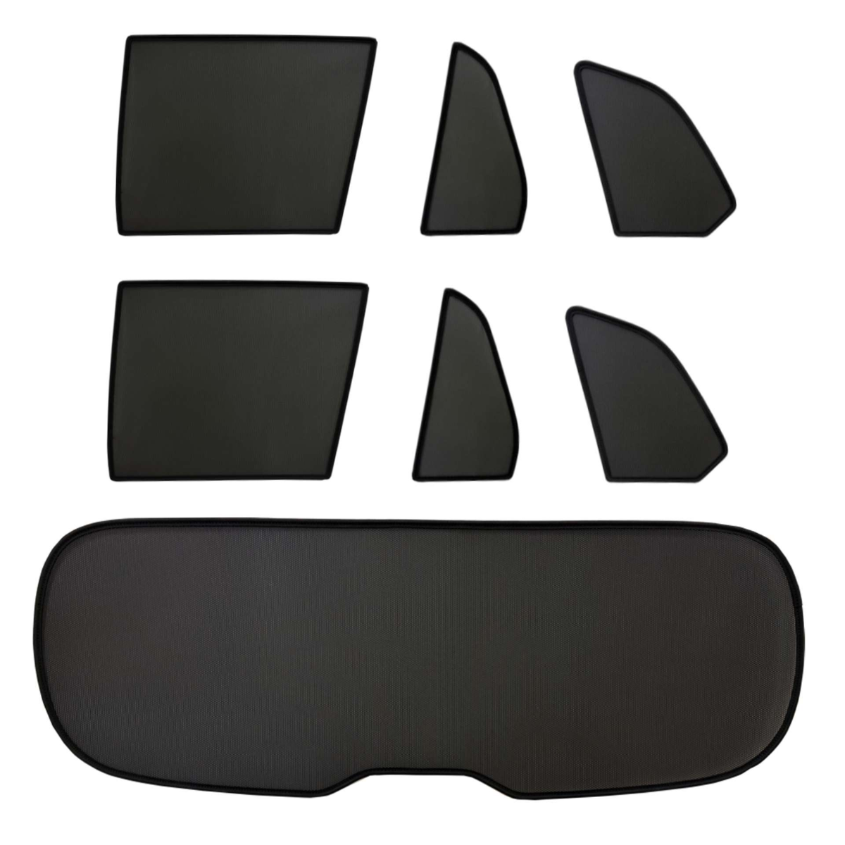 WINDESA SunClip Sonnenschutz - Sichtschutz BMW X5 ab Bj. 2018 Set ABC