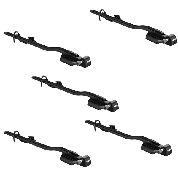 THULE 564 FastRide Fahrradtraeger Dach 5er Set Spar-Pack