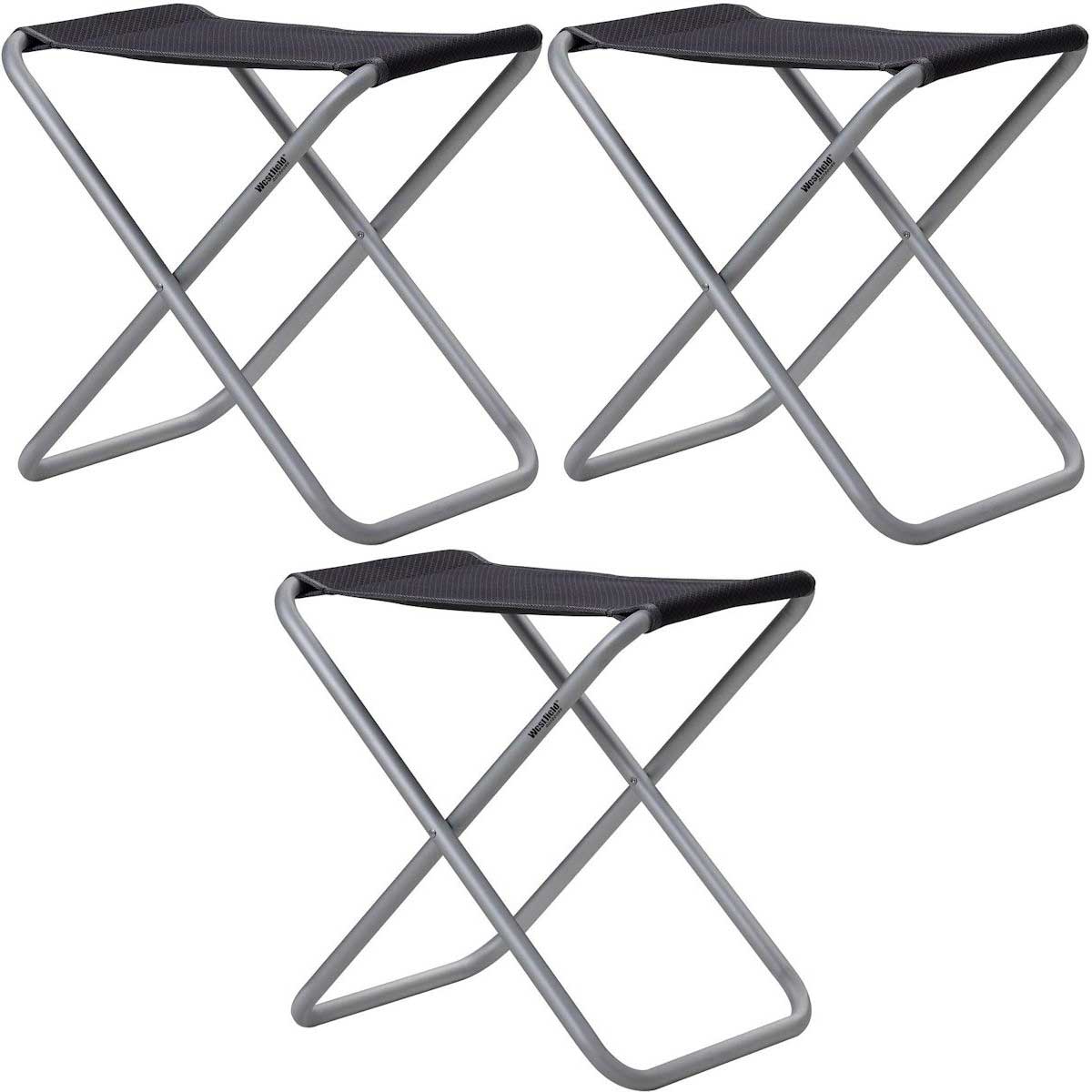 Set WESTFIELD Stool XL Hocker charcoal grey Be-Smart - Be-Smart Series - 301-429 3 Hocker