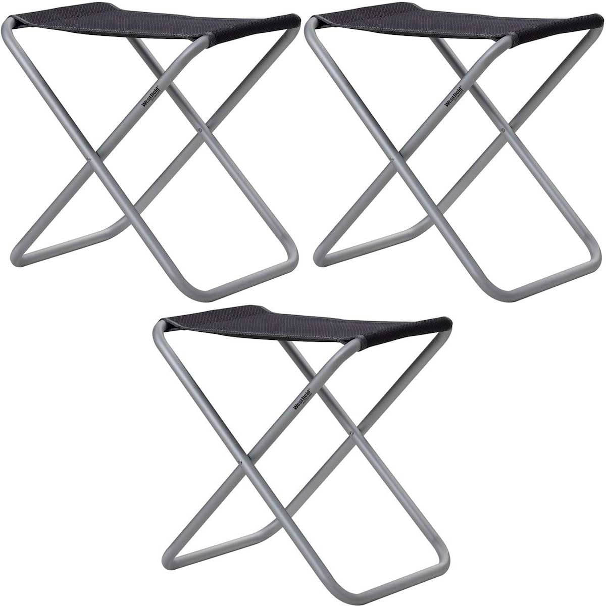 Set WESTFIELD Stool XL Hocker charcoal grey Be-Smart - Be-Smart Series - 301-429 3 Hocker