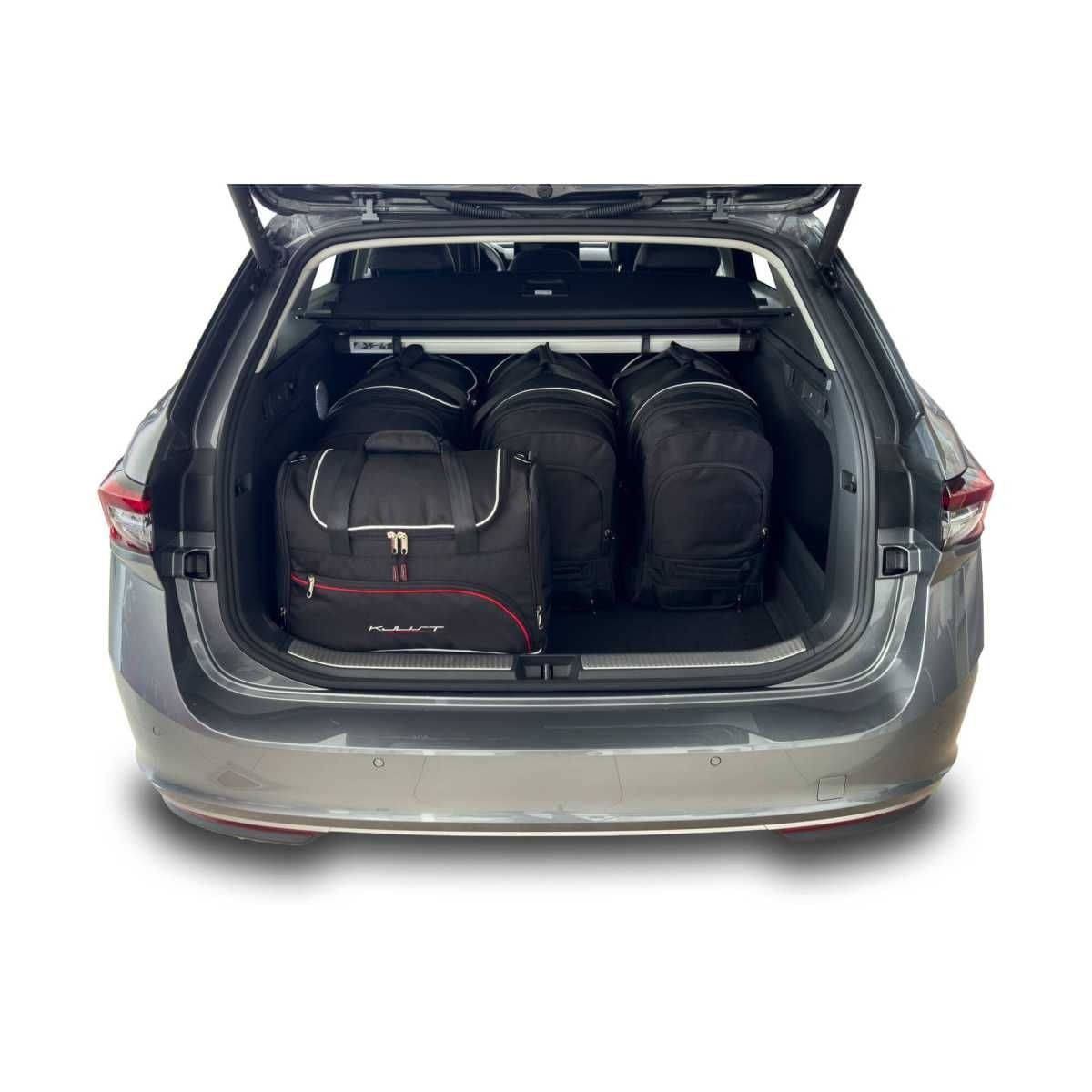 KJUST Kofferraum Taschen Set fuer SKODA SUPERB Kombi PHEV III Bj. 2019-2023 5er-Set - 7037042