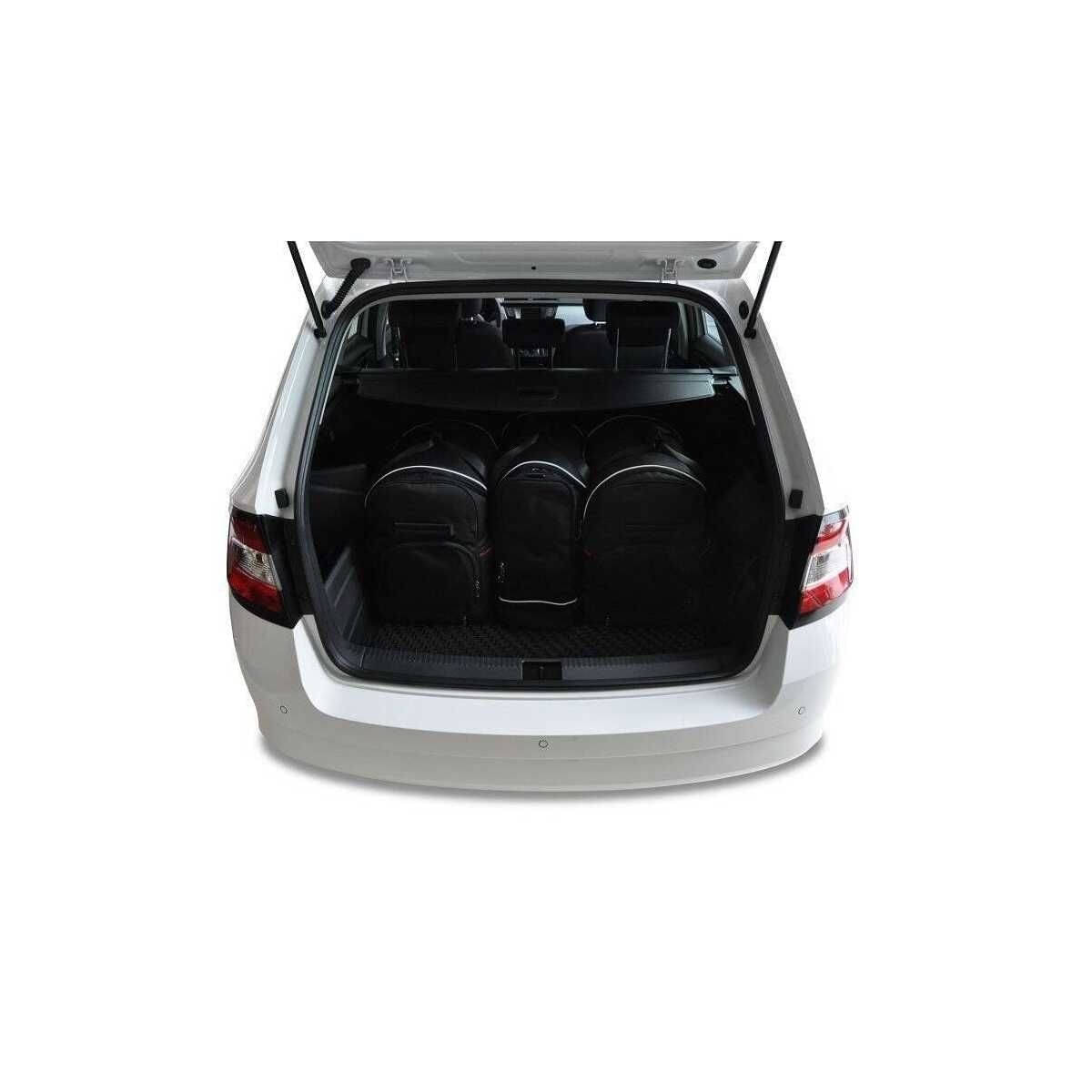 KJUST Kofferraum Taschen Set fuer SKODA FABIA Kombi Bj. 2014-2021 5er-Set - 7037001